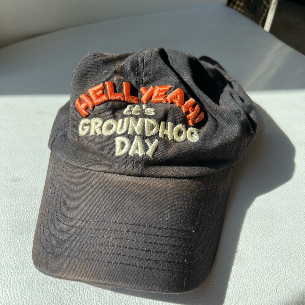 SUPER RARE BILL MURRAY JEEP HAT COMMEMORATING THE “Groundhog Day” Super Bowl Ad!